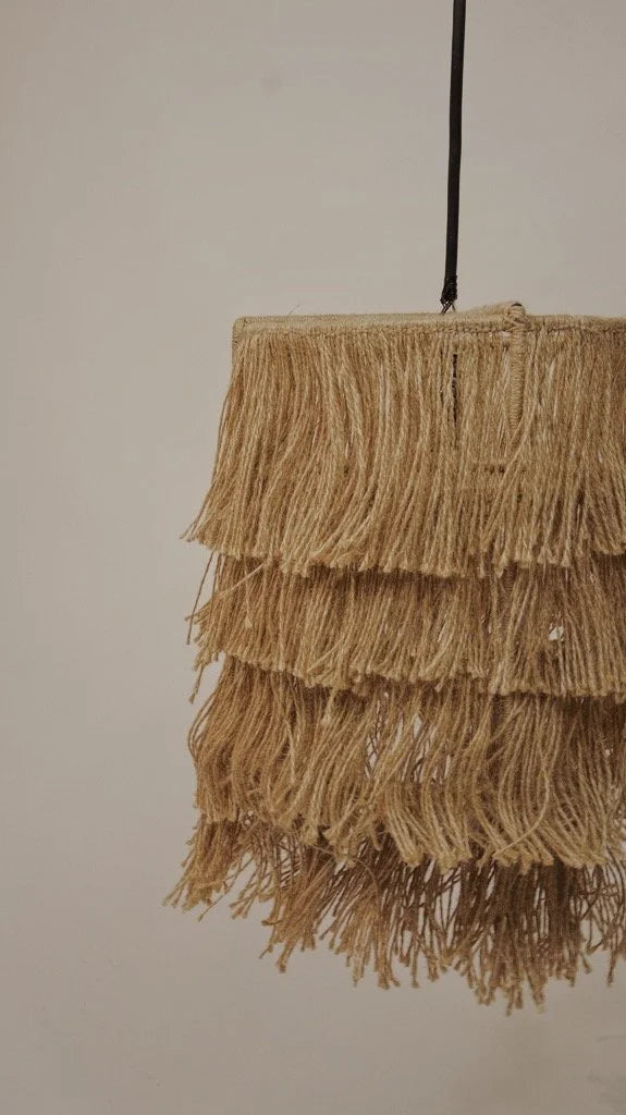 Faldon, pieza artesanal de fibra natural | Fibra Madre