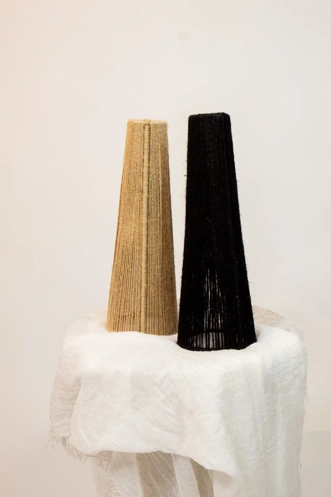 Hocker, pieza artesanal de fibra natural | Fibra Madre