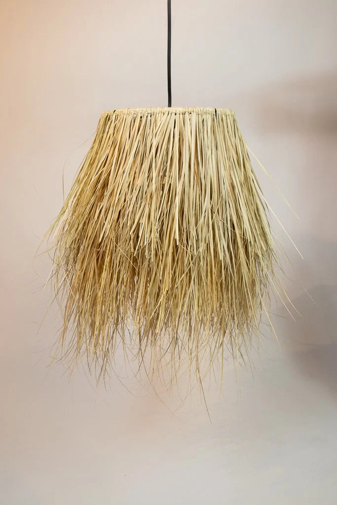 Pompon, pieza artesanal de fibra natural | Fibra Madre