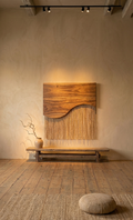 Waves, pieza artesanal de fibra natural | Fibra Madre